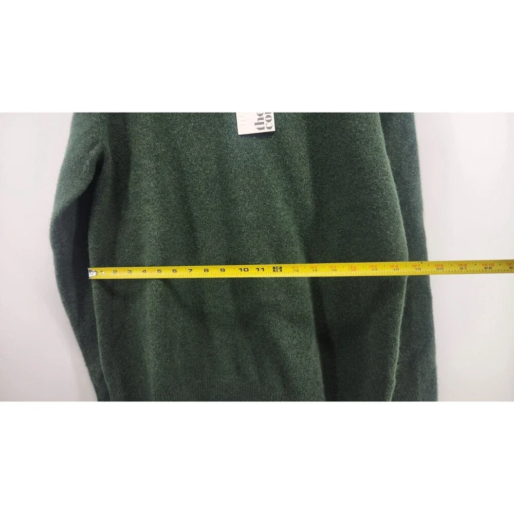 The Commons Men's Large Green Brushed Sweater Polo‎ NWT Wool Blend